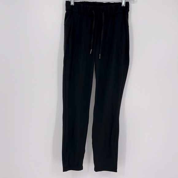 Lululemon On the Fly 7/8 Pant Black Size 2 - Picture 1 of 11